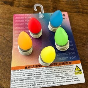 CROCS Vibrant LED Party Lights - Red, Blue, Orange, Green, Yellow